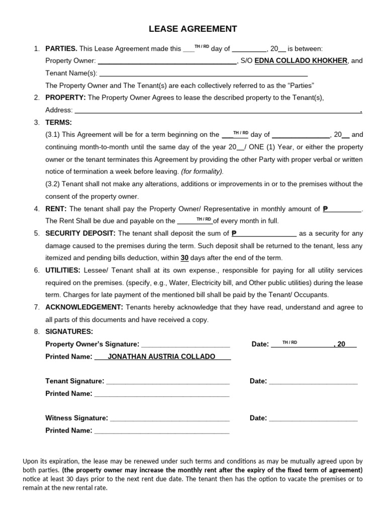 Format | PDF | Lease | Leasehold Estate