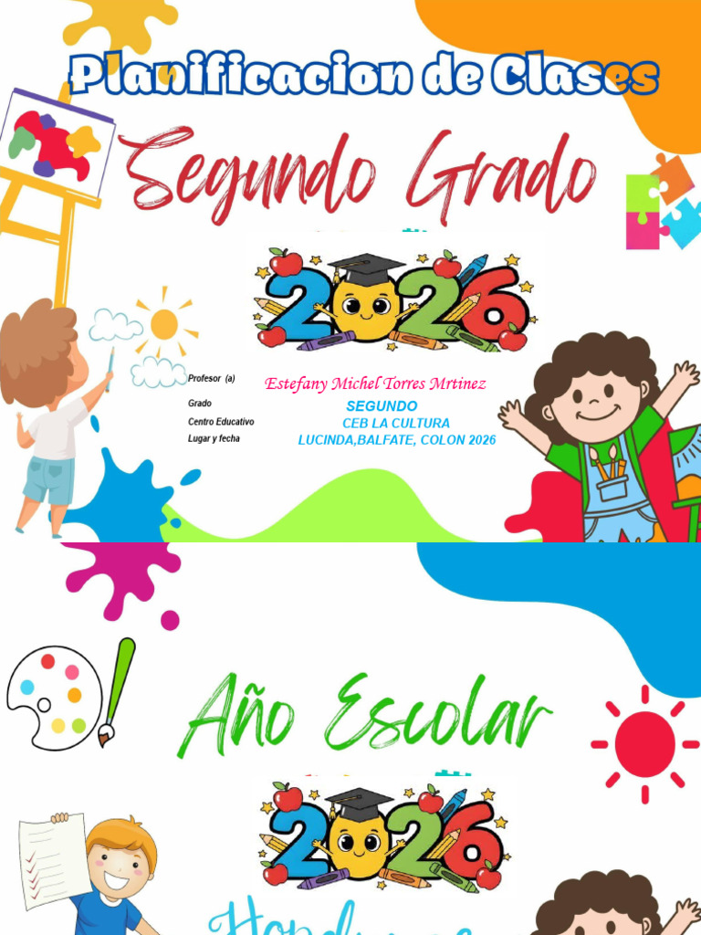 2° GRADO 2024 planes (3)(pdfgear.com) | PDF | Maestros | Enseñando