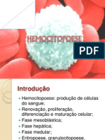 Seminário - HEMOCITOPOESE