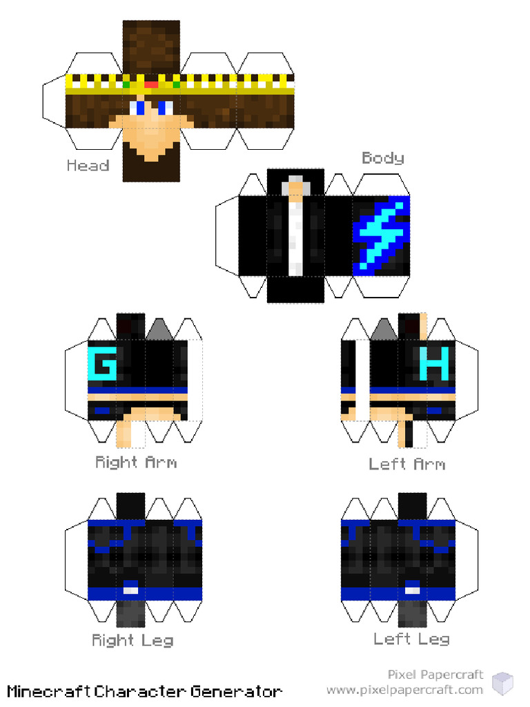 Papercraft Generator - Pixel Papercraft | PDF