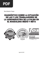 Informe Diagnostico situación laboral Magdalena Medio y Meta