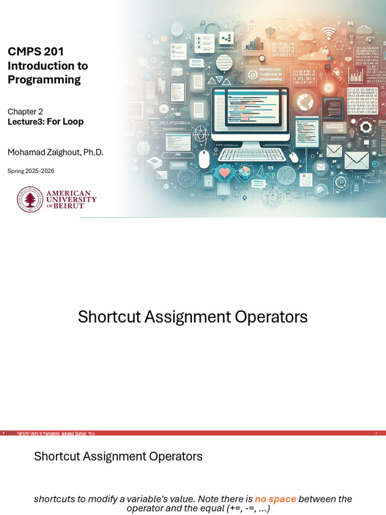 Lecture3 For Loop | PDF | Computer Programming | Software Engineering