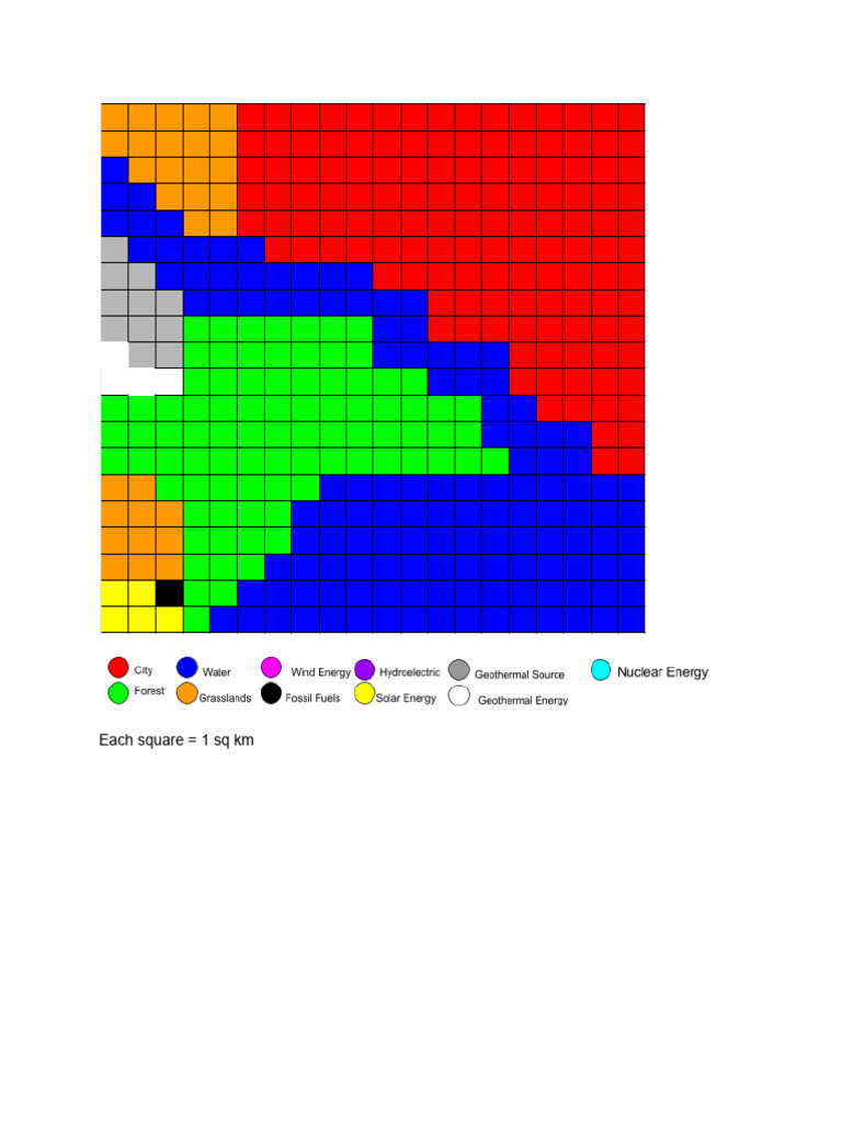 Each square = 1 sq km | PDF