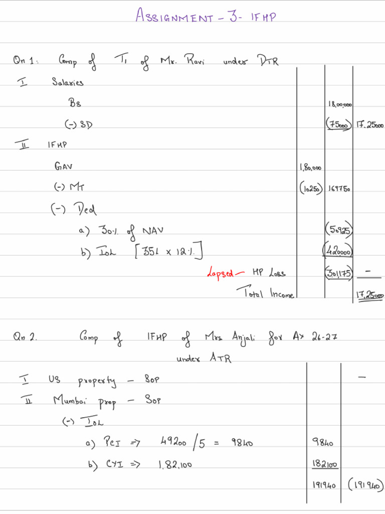 Assignment 3 - IfHP Answers | PDF
