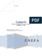 Unidad II - Técnicas de Digitalización para Mensajes