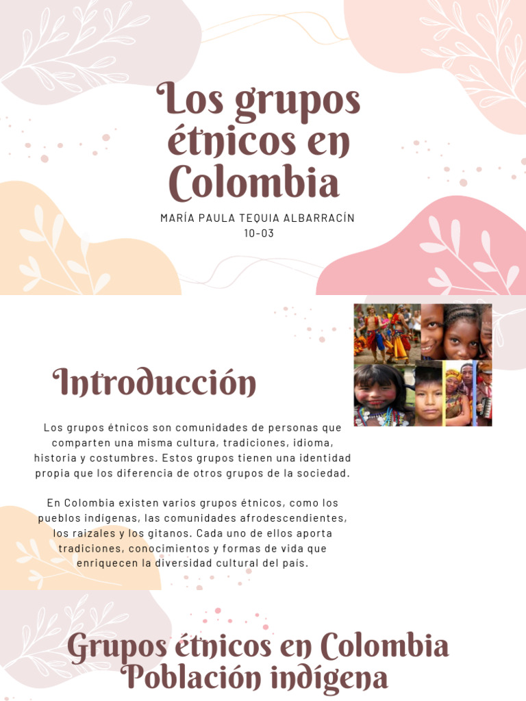 Los Grupos Étnicos en Colombia - 20260401 - 154448 - 0000 | PDF | Etnicidad