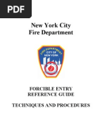 Forcible Entry Techniques Training Guide | PDF | Door | Nature