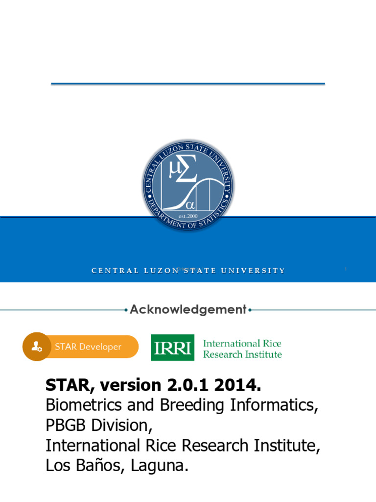 STAR 4. CRD and RCBD | PDF | Experiment | Analysis Of Variance
