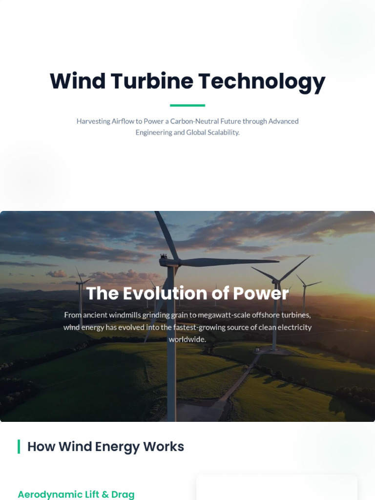 Wind Turbine Technology | PDF