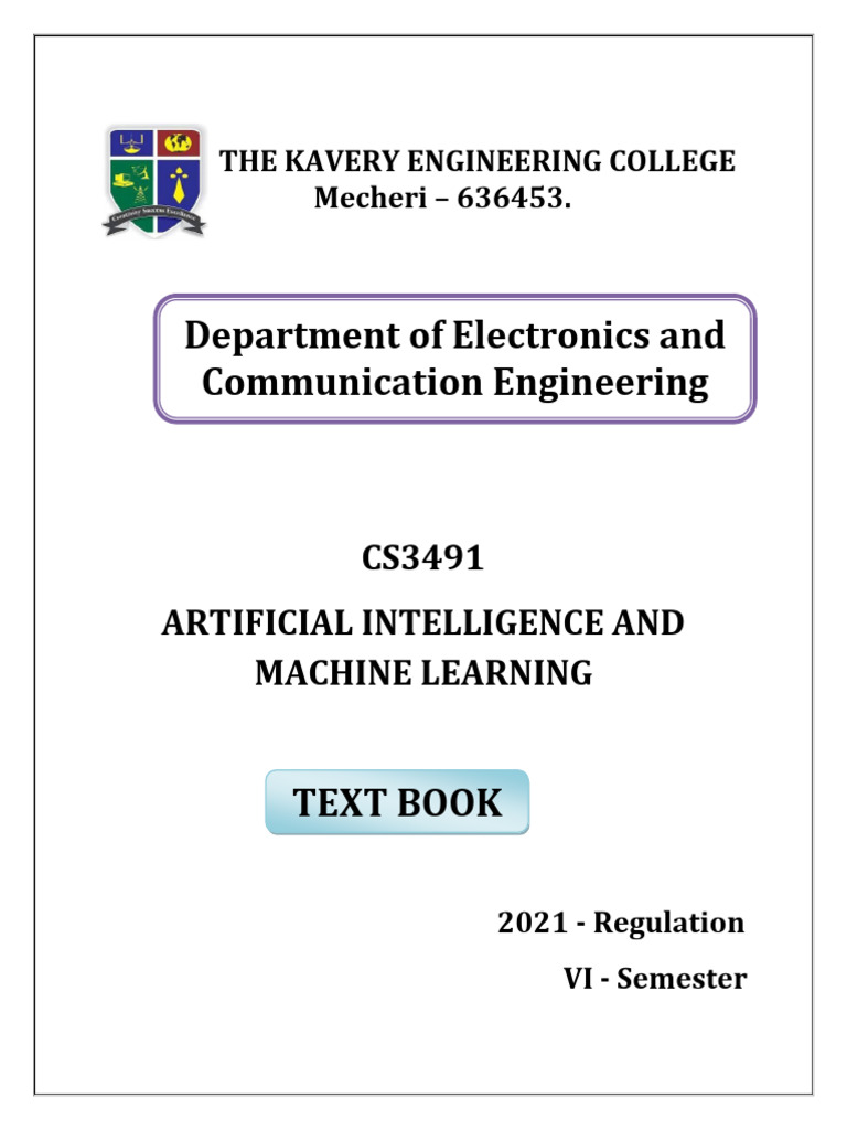 Ece Aiml Book | PDF | Artificial Intelligence | Intelligence (AI ...