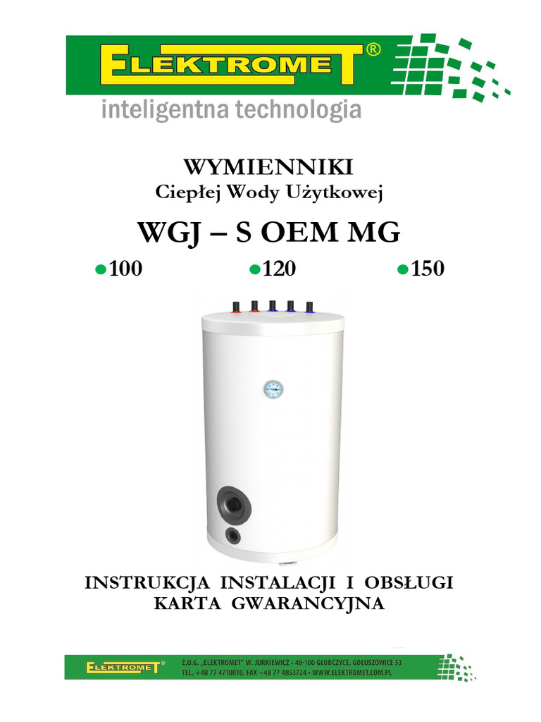 Instrukcja WGJ-S OEM 100-150 MG (1) | PDF