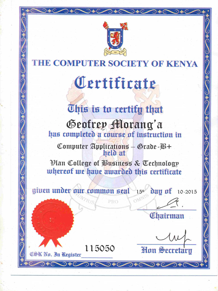 Computer Cert | PDF