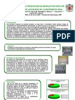 EVALUACIÓN DE LA PRODUCCIÓN DE BIOFILM POR PARTE DE AISLAMIENTOS DE LEVADURAS DE LA MICROBIOTA ORAL