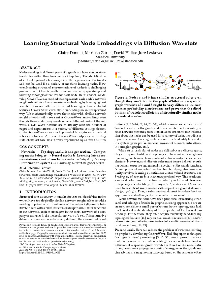 Spectral_Graph_Wavelets_for_Structural_Role_Simila | PDF | Wavelet ...