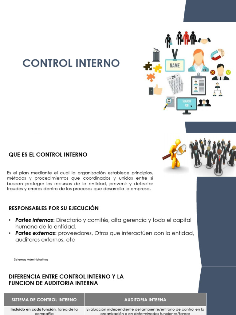 Clase 17 - Control interno | PDF | Auditoría | Business