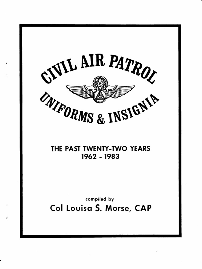 CAP Insignia & Uniforms III PDF Civil Air Patrol Clothing