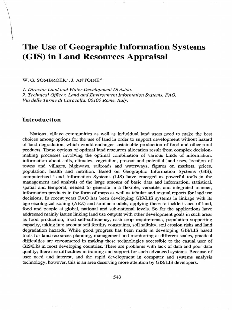Land Information System | PDF | Geographic Information System | Land Use