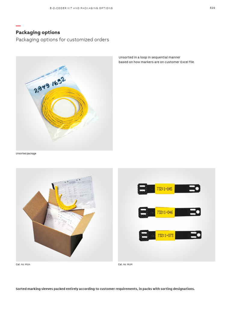 Packaging Options | PDF