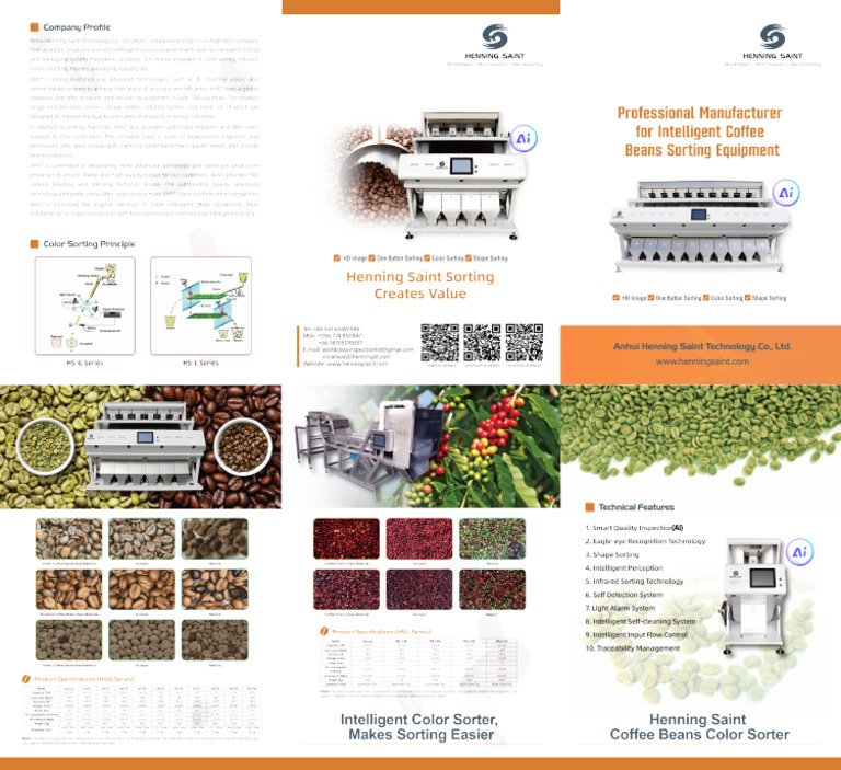 Henning Saint Color Sorter for Coffee | PDF