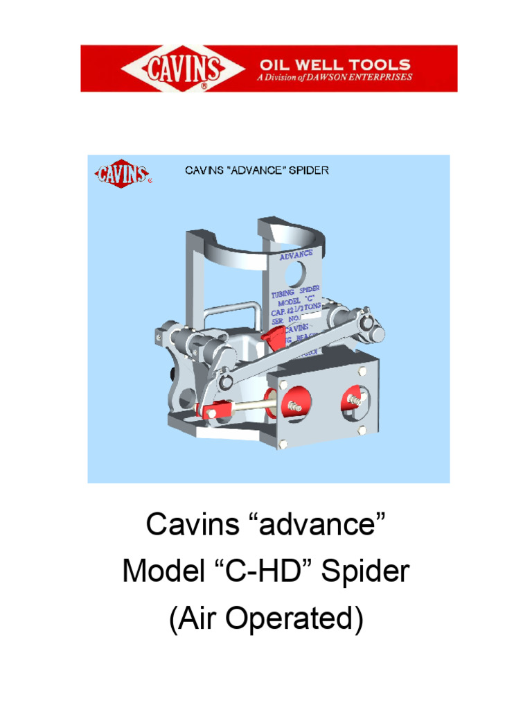 Spider Oil Well Tools Country Analog Cavins-model-chd-spider Spider Oil ...