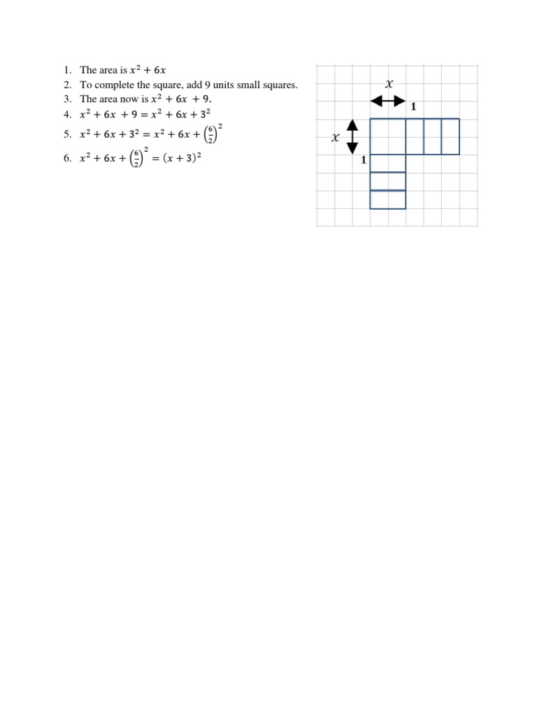Completing the Square in Geometry | PDF