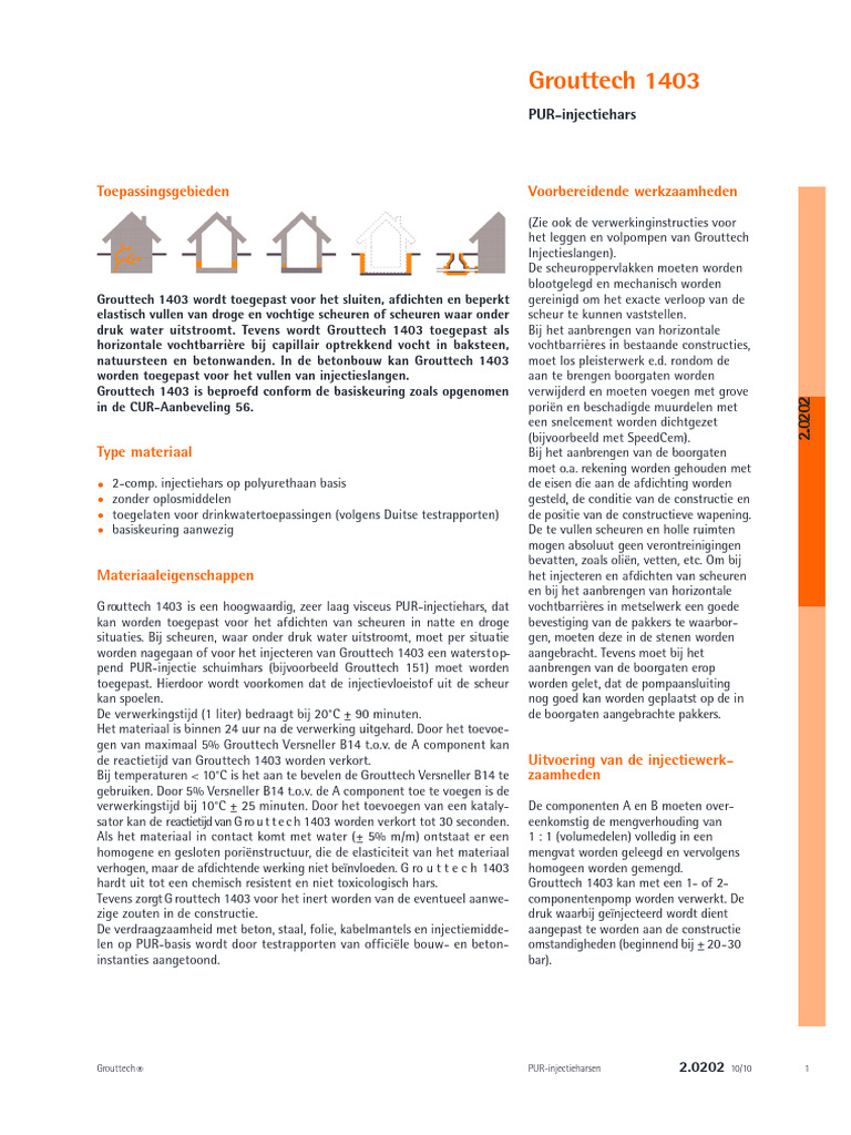 Grouttech 1403 | PDF