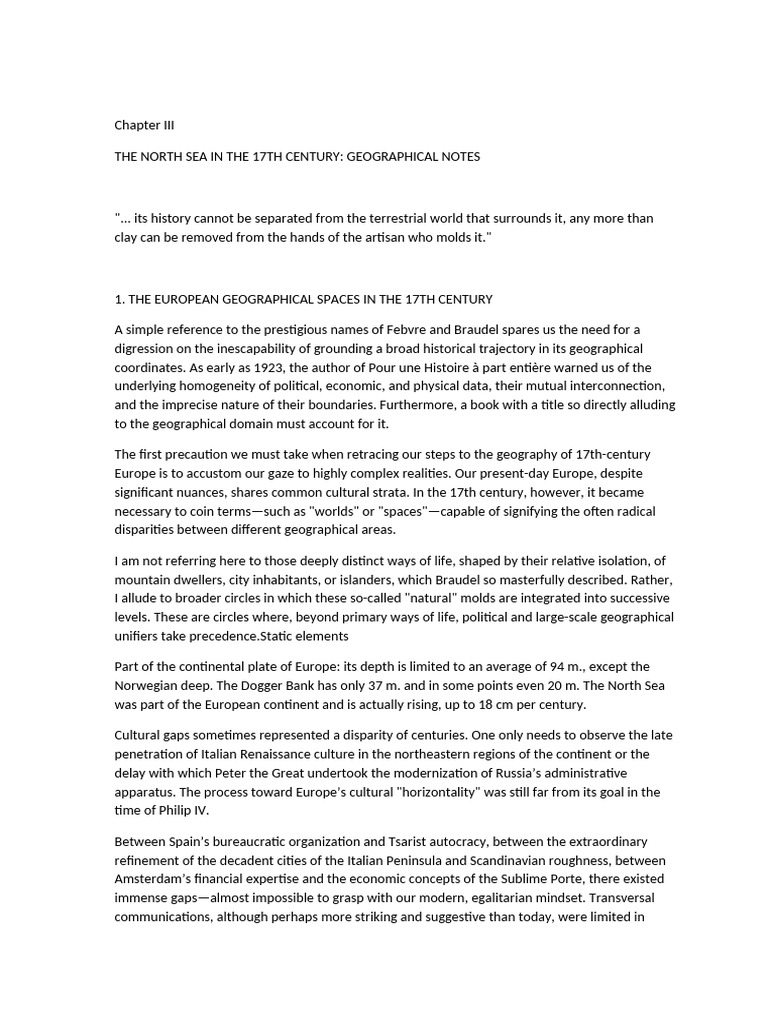 Alcalá Zamora Chapter III Translation | PDF | North Sea | Sea