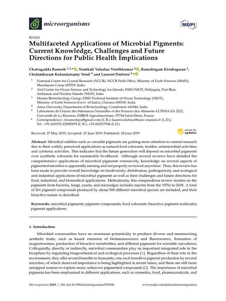 Microorganisms 07 00186 v3 | PDF | Bacteria | Cyanobacteria