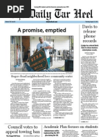 Download The Daily Tar Heel for August 23 2012 by The Daily Tar Heel SN103655220 doc pdf