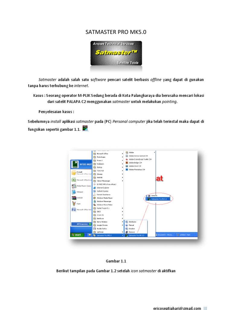 Panduan Penggunaan Satmaster Pro | PDF | Game & Aktivitas | Komputer