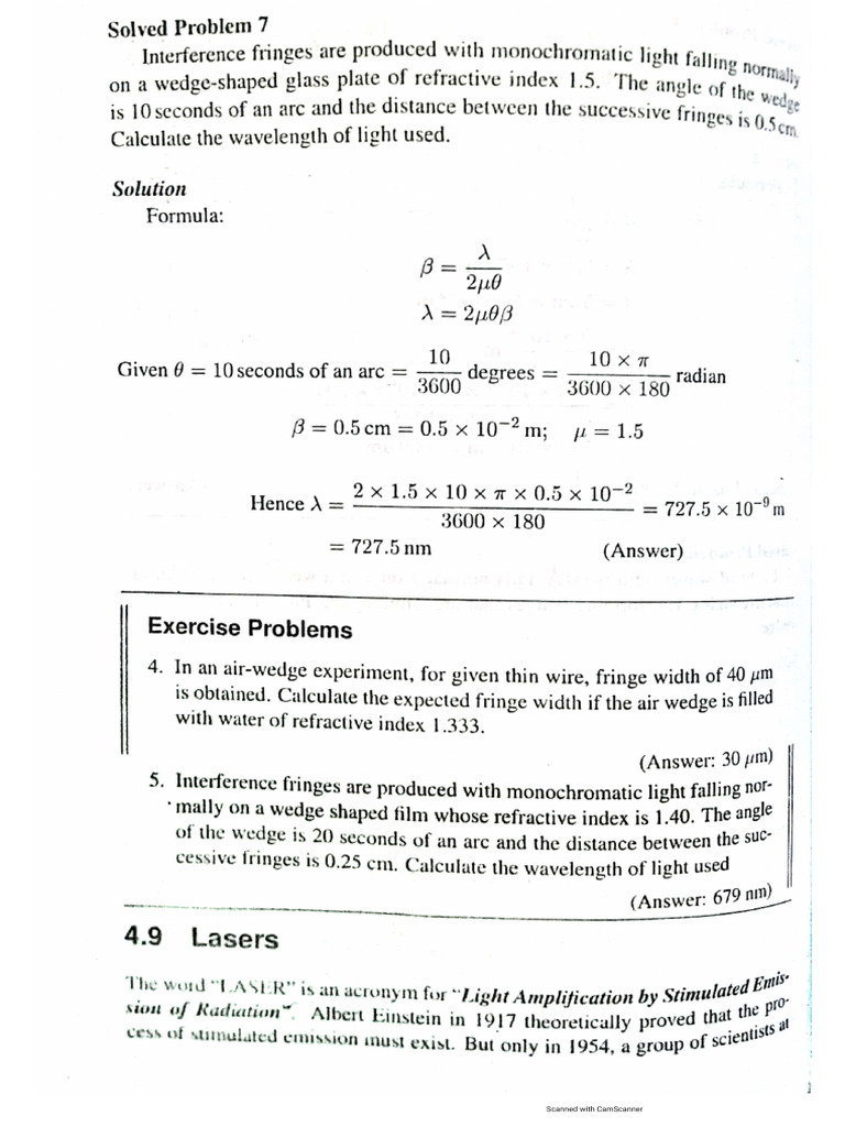 Laser Theory | PDF