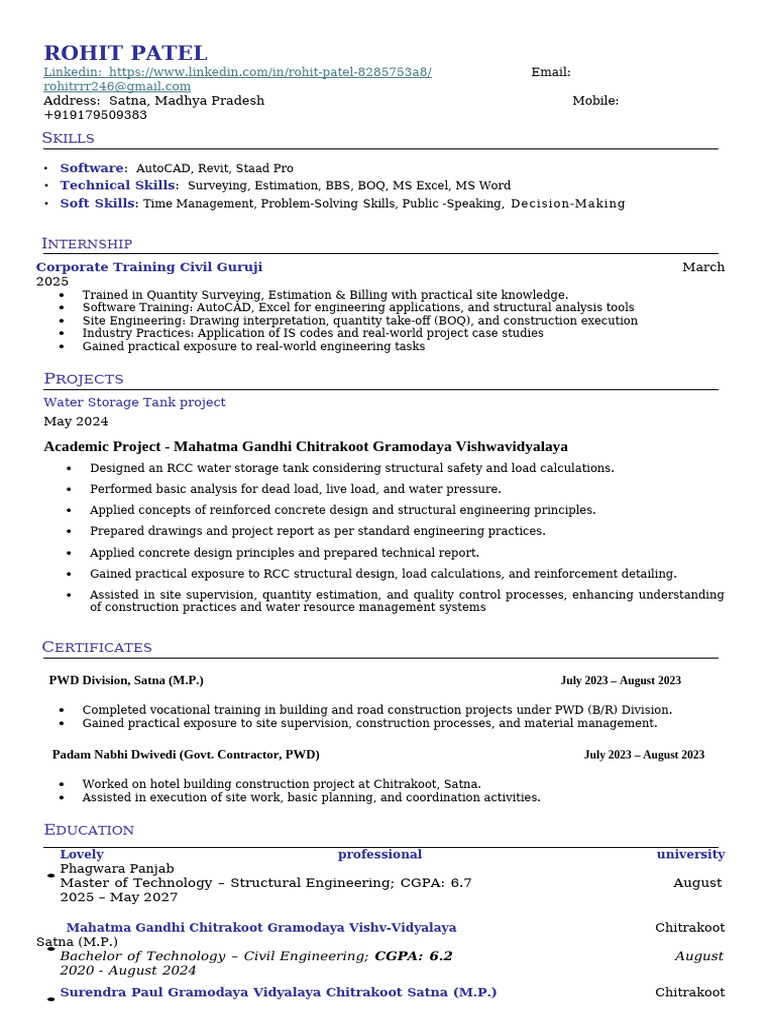 Cv | PDF | Engineering