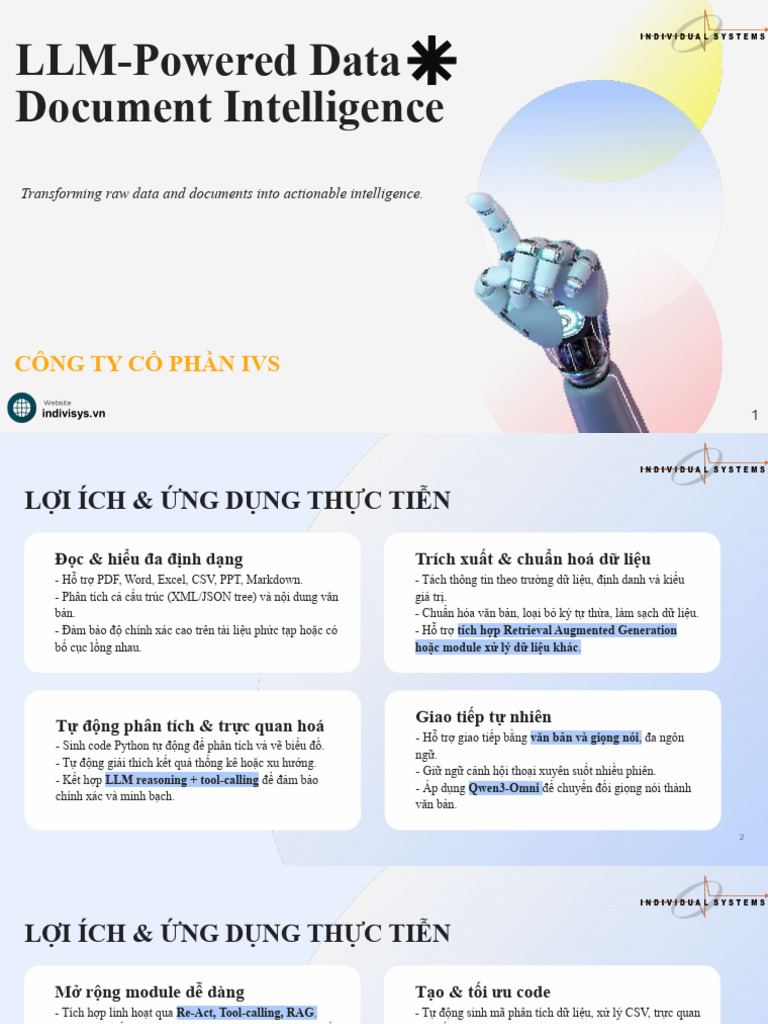 LLM Powered Data Document Intelligence | PDF