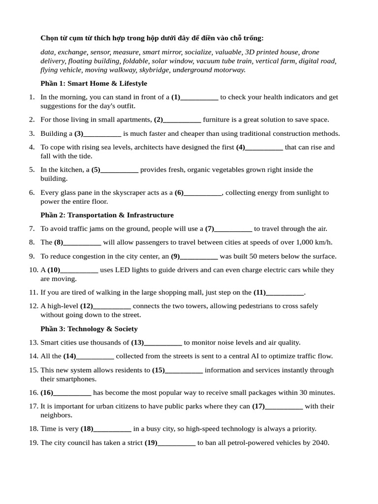 UNIT 5 | PDF | Transport