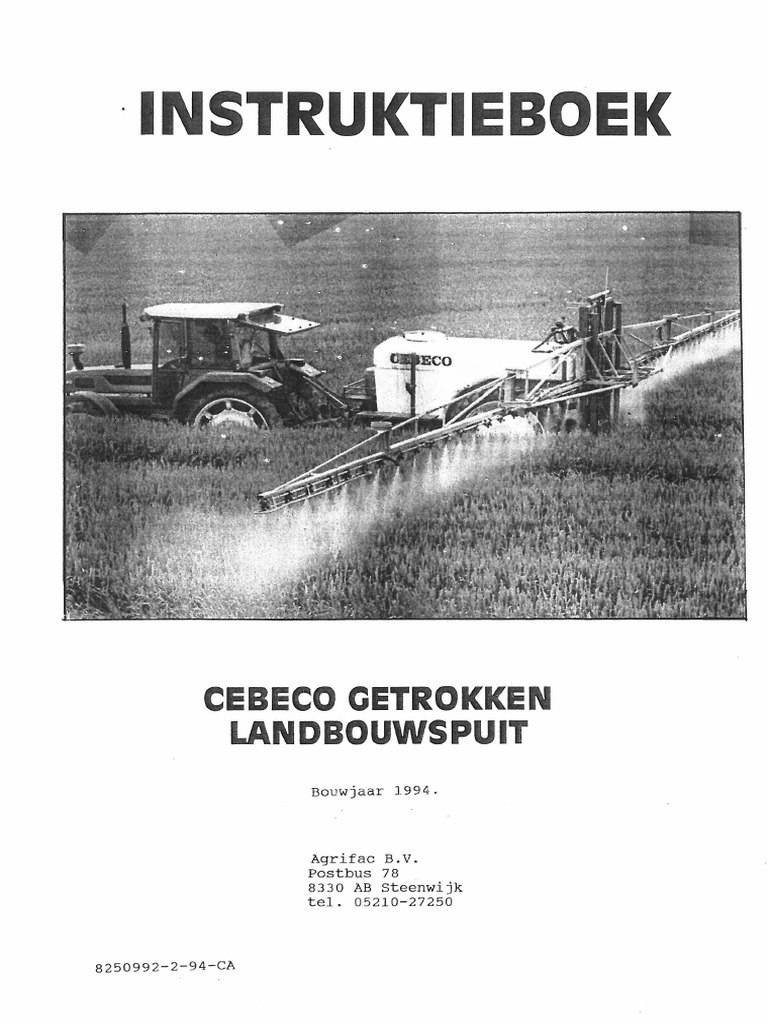 Instructieboek CEBECO Getrokken 1994 NL | PDF
