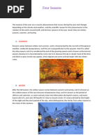 Seasons and Months in South Africa | PDF | South Africa
