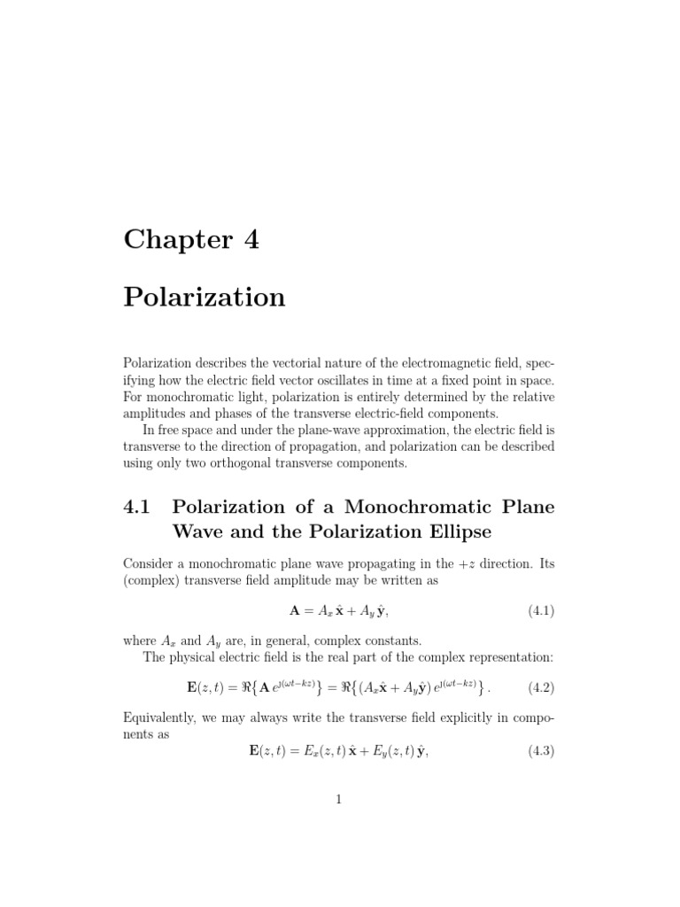 Chapter_4-3 (2) | PDF | Polarization (Waves) | Waves