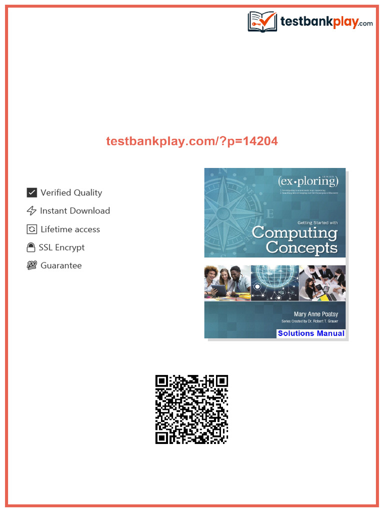 Exploring Getting Started with Computing Concepts 1st Edition Poatsy ...