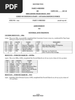 AFT Scoring Chart | PDF