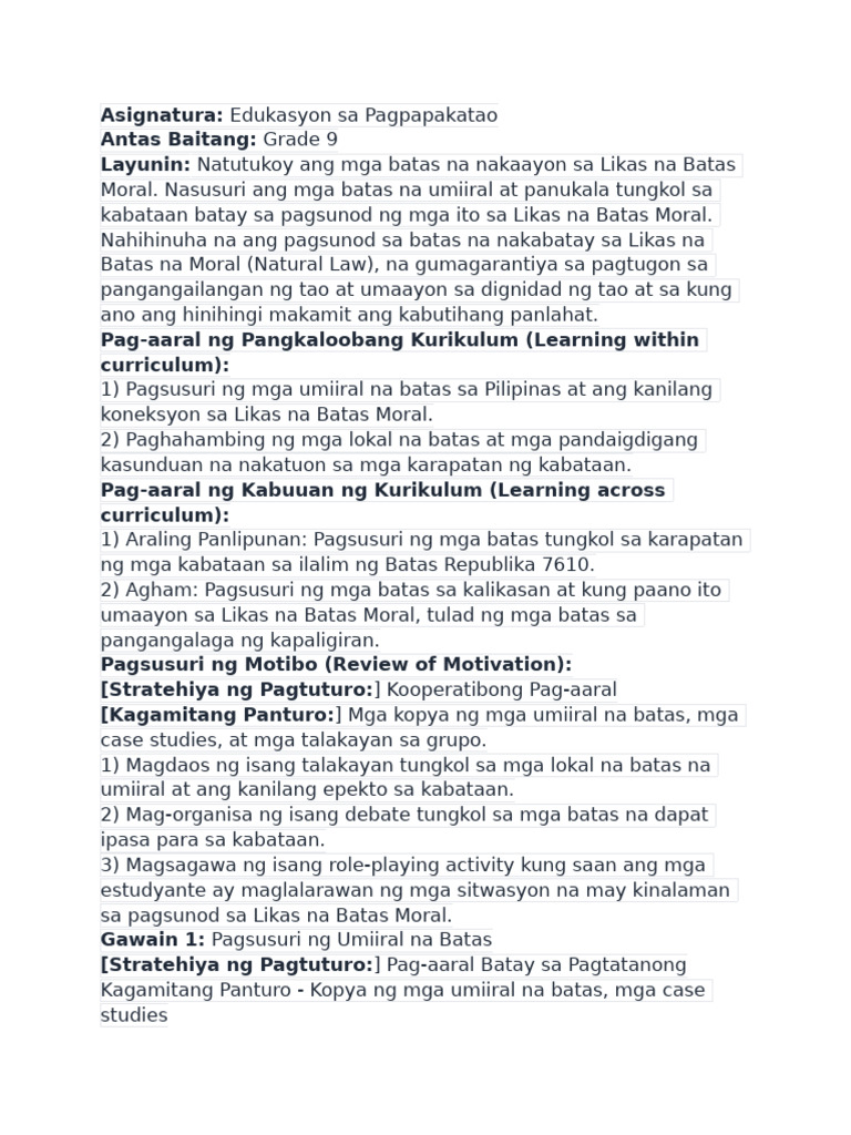 example lesson plan idea-esp | PDF