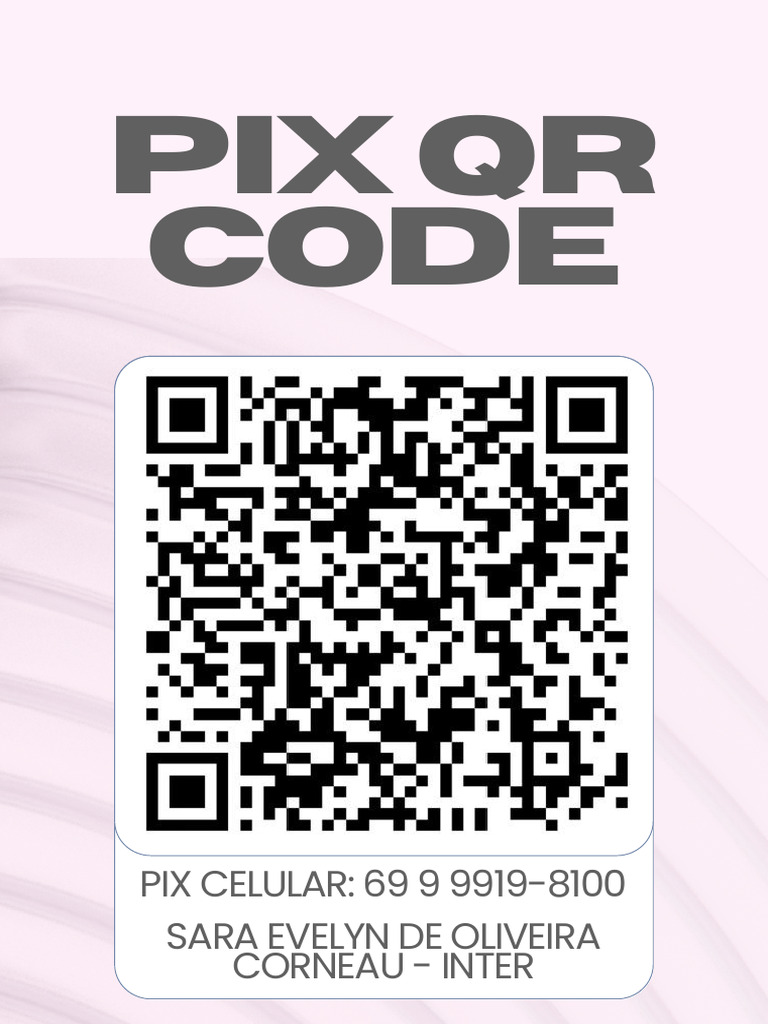 White Blue Simple Qr Code Flyer | PDF