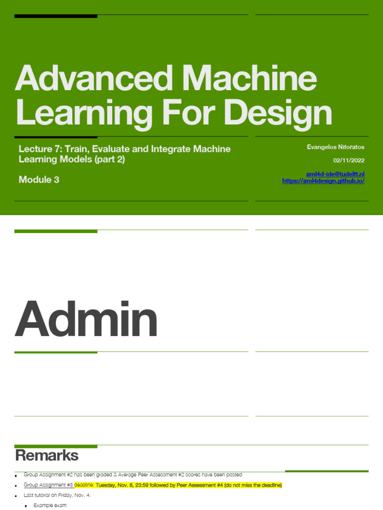 AML4D-L7 | PDF | Information Science | Computing