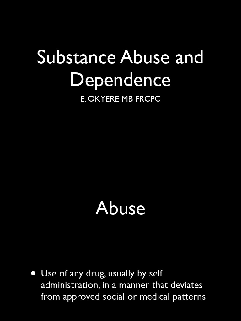 ~Substance Use Disorders | PDF | Substance Abuse | Mental Disorder