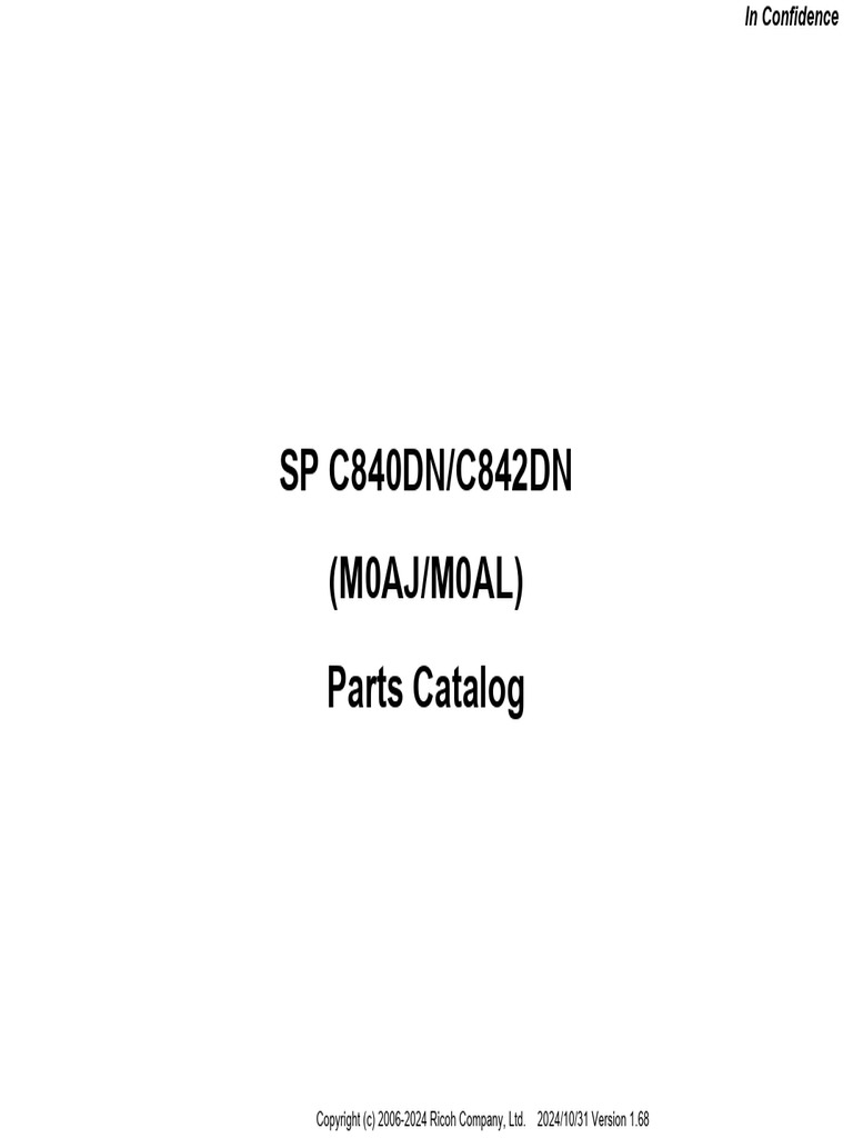 Sp c840dn Par | PDF | Telecommunications | Computer Architecture