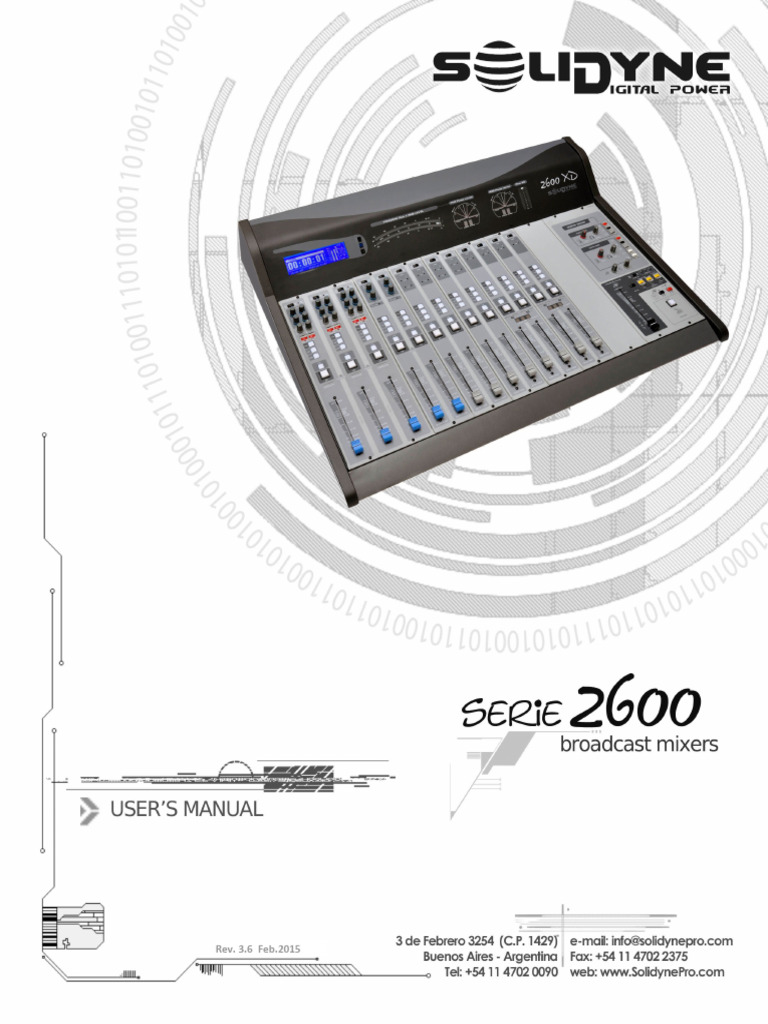 SOLIDYNE-2600XD | PDF | Electromagnetic Interference ...