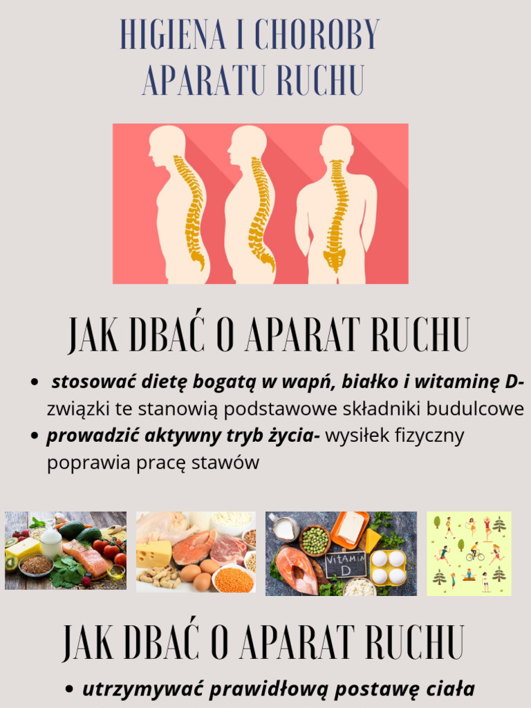 Higiena i Choroby Aparatu Ruchu | PDF