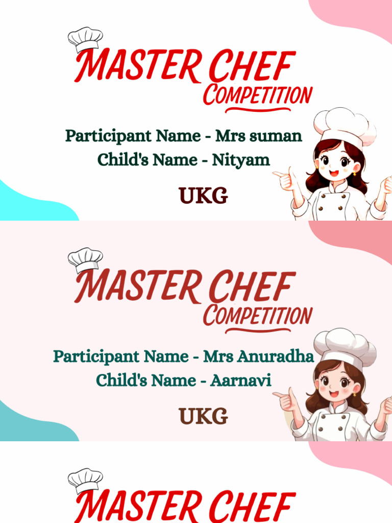 Master Chef | PDF