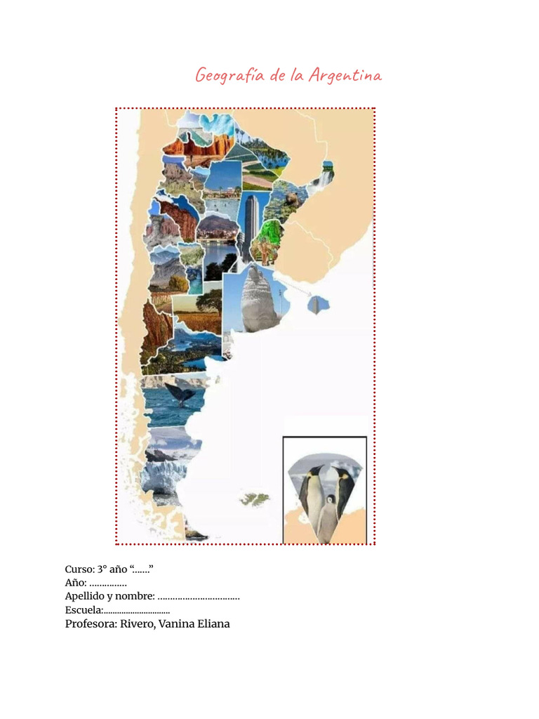 Geografía de La Argentina Cuadernillo | PDF | Clima | Herida