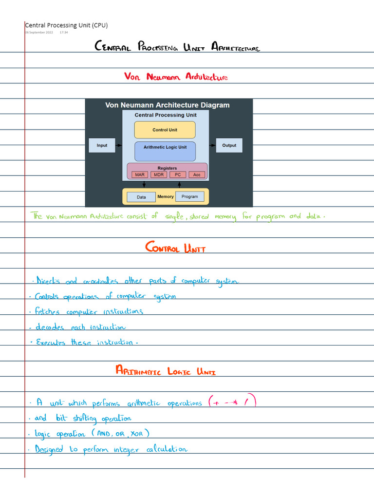 Central Processing Unit | PDF