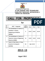 Proposal Format CESEM-CISE-SMYSR 2012